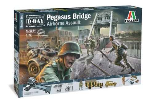 Italeri 1:72 Battleset: WWII PEGASUS BRIDGE - 100 Figures