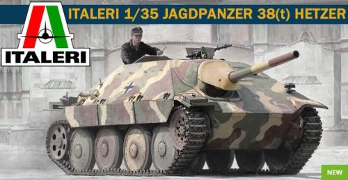 Italeri 1:35 Jagdpanzer 38 (t) Hetzer 38 harcjármű makett