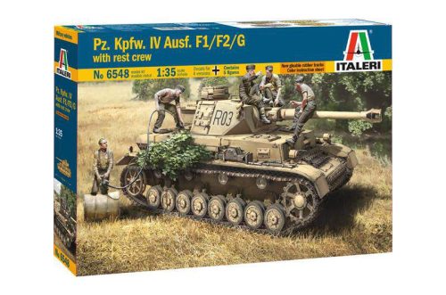 Italeri 1:35 Pz.Kpfw. IV Ausf.F1/F2/G Early With Rest Crew