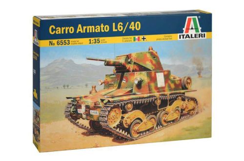 Italeri 1:35 Carro Armato L6/40 harcjármű makett