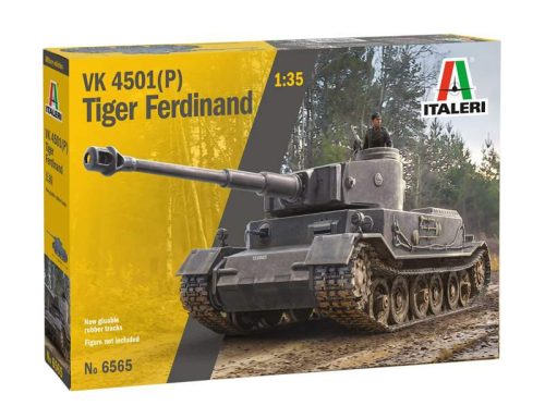 Italeri 1:35 VK 4501(P) Tiger Ferdinand harcjármű makett