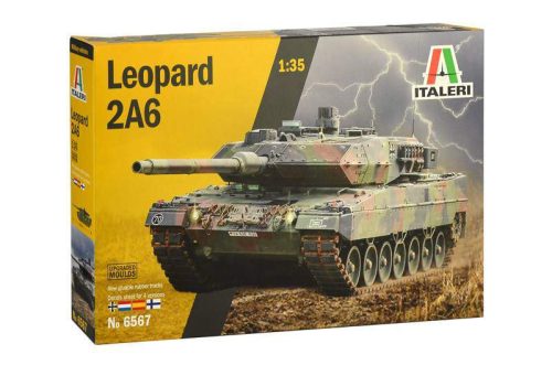 Italeri 1:35 Leopard 2A6 harcjármű makett