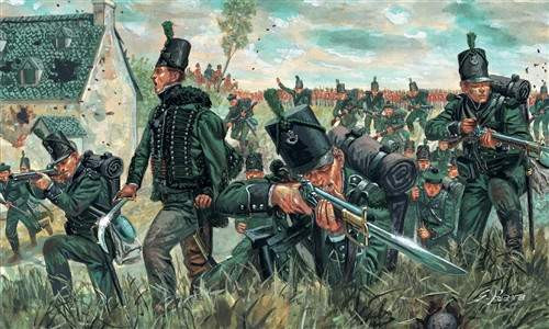 1:72 WATERLOO 200 - NAPOL. WARS: BRITISH GREEN JAC.