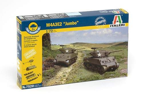 1:72 M4A3E2 ”Jumbo” - Fast-Assembly