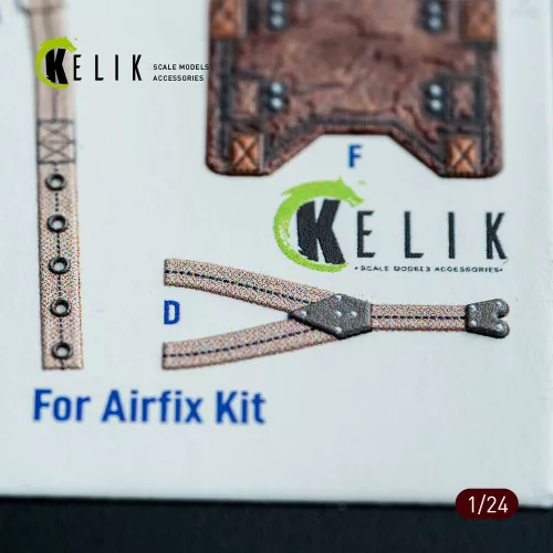 Kelik 1:24 Spitfire Mk VIII interior 3D decals for Airfix kit