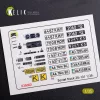 Kelik 1:35 ZiL-131 series interior and exterior 3D decals for any kit