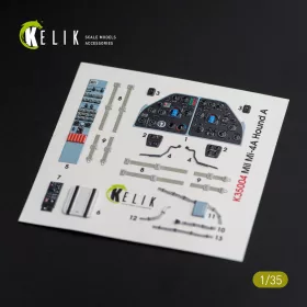 Kelik 1:35 Mi-4 interior 3D decals for Trumpeter kit
