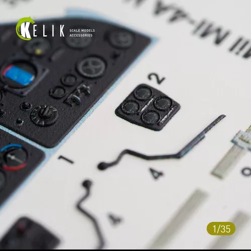 Kelik 1:35 Mi-4 interior 3D decals for Trumpeter kit