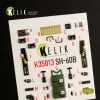 Kelik 1:35 SH-60B interior 3D decals for Kitty Hawk / Zimimodel kit