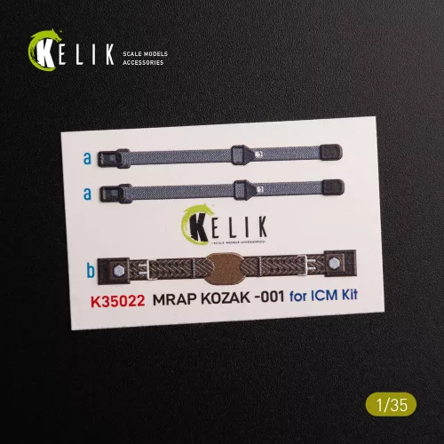 Kelik 1:35 Kozak-001 Ukrainian MRAP 3D decals for ICM kit
