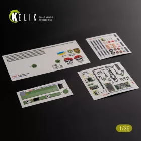   Kelik 1:35 M142 HIMARS - Interior 3D Decal and classic Decal for Trumpeter kit