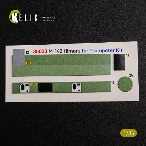 Kelik 1:35 M142 HIMARS - Interior 3D Decal and classic Decal for Trumpeter kit