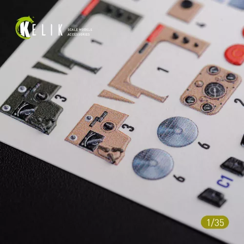 Kelik 1:35 HMMWV M1097 3D Decal for ICM kit