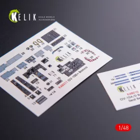 Kelik 1:48 OV-10D+ Bronco interior 3D decals for ICM kit