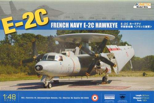 Kinetic 1:48 Grumman E-2C Hawkeye. Decals French Air Force