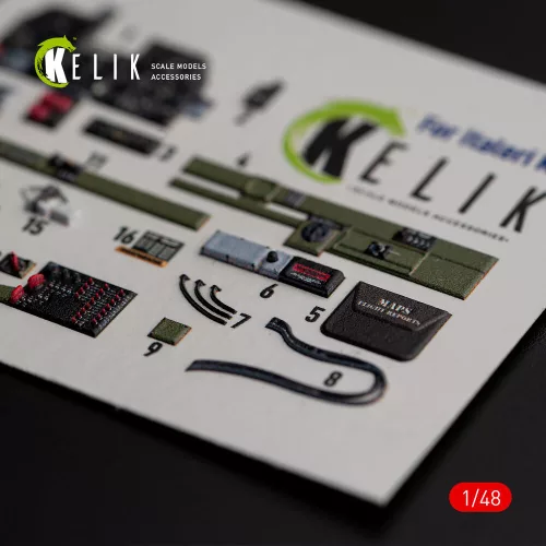 Kelik 1:48 ?-47D Thunderbolt interior 3D decals for Italeri/Academy kit