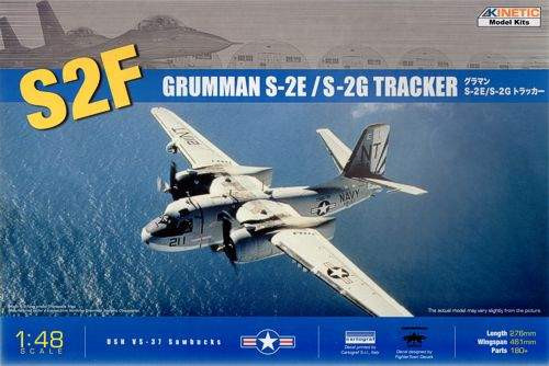 Kinetic 1:48 Grumman S-2E / S-2G Tracker - K48024