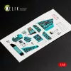 Kelik 1:48 MI-24P interior 3D decals for Zvezda kit