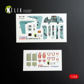Kelik 1:48 SU-24 interior 3D decals for Trumpeter kit