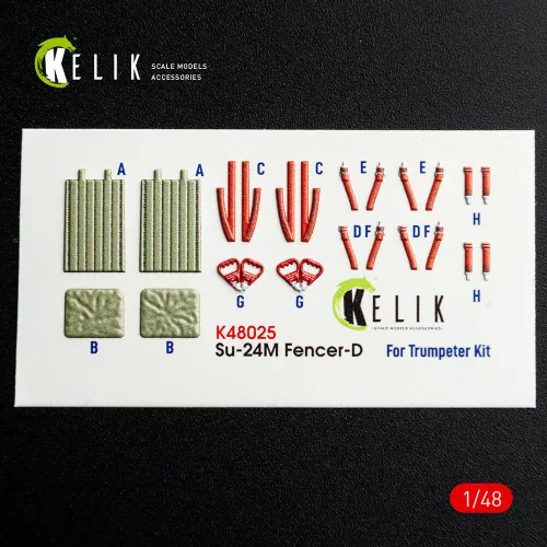 Kelik 1:48 SU-24 interior 3D decals for Trumpeter kit