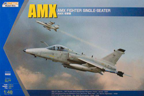 Kinetic 1:48 AMX International A11 'Ghibli'/A-1 Ground Attack Aircraft - Br