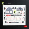 Kelik 1:48 Harrier GR1/GR3 interior 3D decals for Kinetic kit