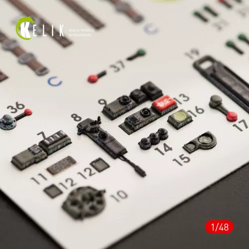 Kelik 1:48 Bristol Beaufort Mk.1 type 2 interior 3D decals for ICM kit