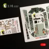 Kelik 1:48 SU-27 Flanker interior 3D decals for GWH kit