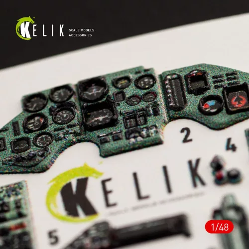 Kelik 1:48 SU-27 Flanker interior 3D decals for GWH kit