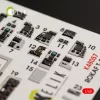 Kelik 1:48 T-50 ROKAF interior 3D decals for Academy kit