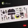 Kelik 1:48 P-51H Mustang interior 3D decals for Modelsvit kit
