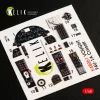 Kelik 1:48 F4U-1A Corsair interior 3D decals for Tamiya kit