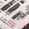 Kelik 1:48 F-18C Hornet interior 3D decals for Hasegawa kit