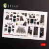 Kelik 1:48 F-14B Tomcat interior 3D decals for GWH kit