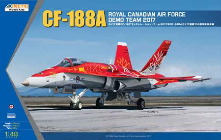 Kinetic 1:48 CF-188A Royal Canadian Air Force Demo Team 2017