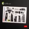 Kelik 1:48 F-4E Phantom II interior 3D decals for Meng kit