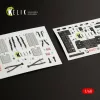 Kelik 1:48 Dauphin II SA.365F / AS.565SA interior 3D decals for Kitty Hawk / Zimimodel kit