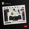 Kelik 1:48 Dauphin II SA.365F / AS.565SA interior 3D decals for Kitty Hawk / Zimimodel kit