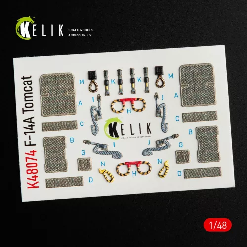 Kelik 1:48 F-14A Tomcat interior 3D decals for Italeri kit