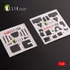 Kelik 1:48 F-35B interior 3D decals for Tamiya kit