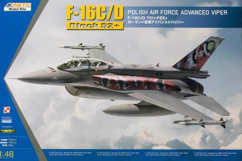 Kinetic 1:48 F-16CD POLISH Air Force repülő makett
