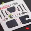 Kelik 1:48 F-35B interior 3D decals for Tamiya kit