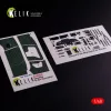 Kelik 1:48 O-2A Skymaster interior 3D decals green decoration type for ICM kit