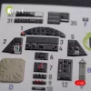 Kelik 1:48 TBF-1C interior 3D decals for Academy kit