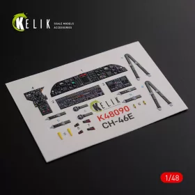 Kelik 1:48 CH-46E interior 3D decals for Academy kit