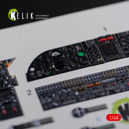 Kelik 1:48 CH-46E interior 3D decals for Academy kit