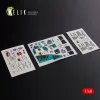 Kelik 1:48 Mi-24D (Hind-D) interior 3D decals for Trumpeter kit