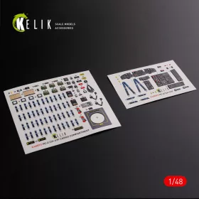 Kelik 1:48 CH-47F interior 3D decals for Italeri kit