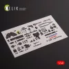 Kelik 1:48 P-38F Lightning - interior 3D decals for Academy kit