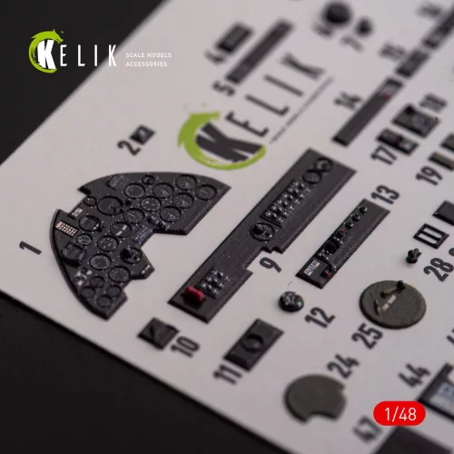 Kelik 1:48 ?-38F Lightning - interior 3D decals for Academy kit